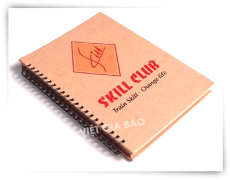 sổ tay bìa cứng làm bằng giấy kraft