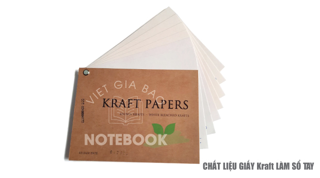 chất liệu giá kraft in sổ tay quà tặng