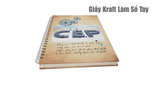 Sổ Lò Xo Bìa Cứng Giấy Kraft