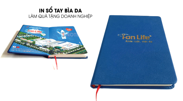 in sổ tay bìa da quà tặng doanh nghiệp