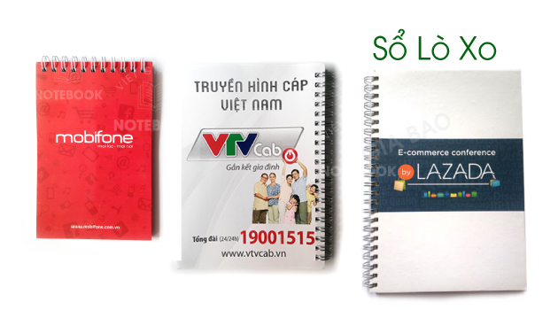 Mẫu sổ tay lò xo tiện lợi - Sự lựa chọn phổ biến cho học sinh và sinh viên, dễ dàng ghi chép và gấp lại