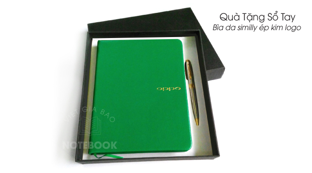 quà tặng sổ tay OPPO