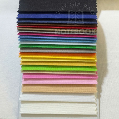 chất liệu vải canvas làm sổ tay