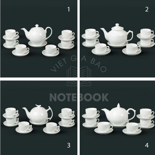 bộ ấm trà in logo tặng đại hội