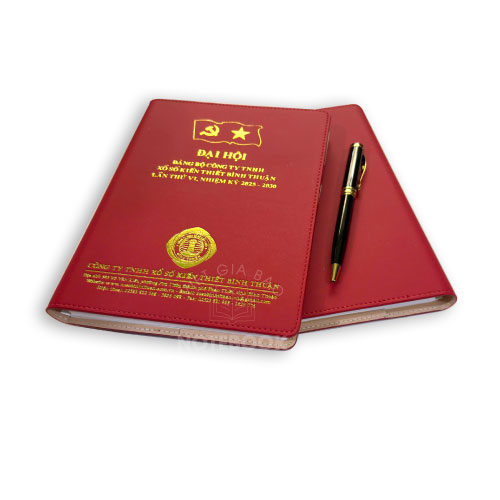Chuyên làm sổ tay quà tặng đại hội Đảng nhiệm kỳ 2025-2030