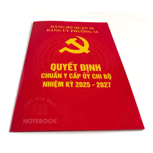 chuyên nhận in bìa kẹp quy định theo yêu cầu số lượng ít lấy nhanh phù hợp cho các phường mới thành lập