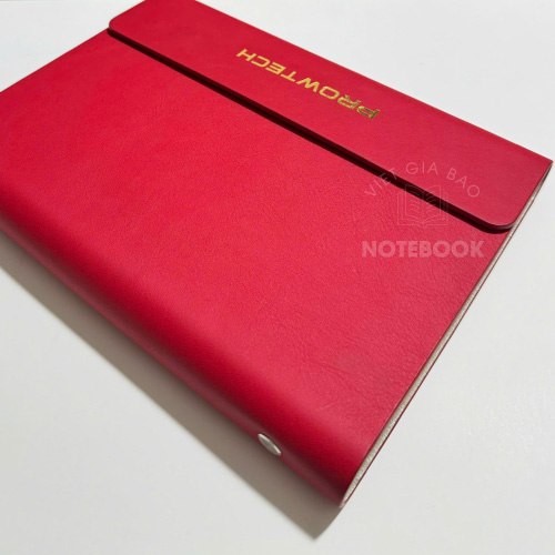 Sổ da thật cao cấp in logo theo yêu cầu tại Việt Gia Bảo