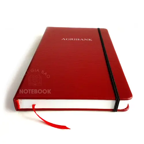 Làm sổ bìa cung bằng da simili ép kim