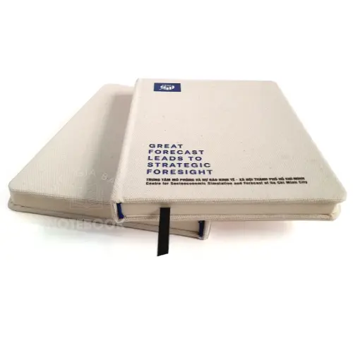 Sổ tay bìa cứng làm từ vải bồi keo không bị ố vàng