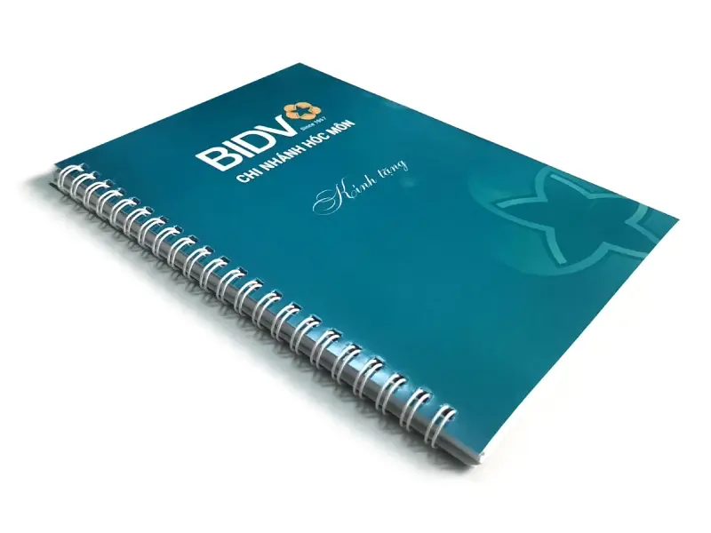 Sổ tay lò xo bìa mềm A5