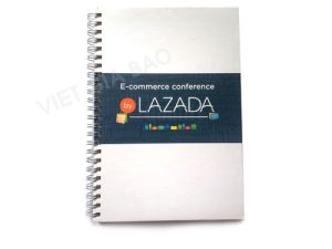 Sổ Tay lò xo bìa cứng LAZADA