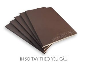 sổ gáy may chỉ in theo yêu cầu