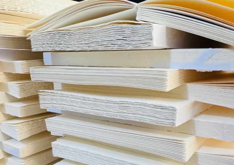 sổ tay được đóng gáy chắc chắn mở rông 180 độ không bung gáy