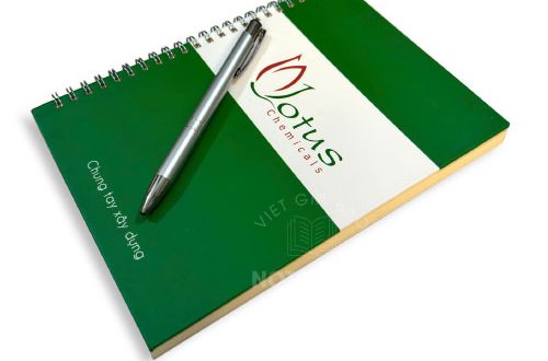 Sổ Tay Lò Xo In Logo Công Ty – Giá Xưởng 2026 | Việt Gia Bảo